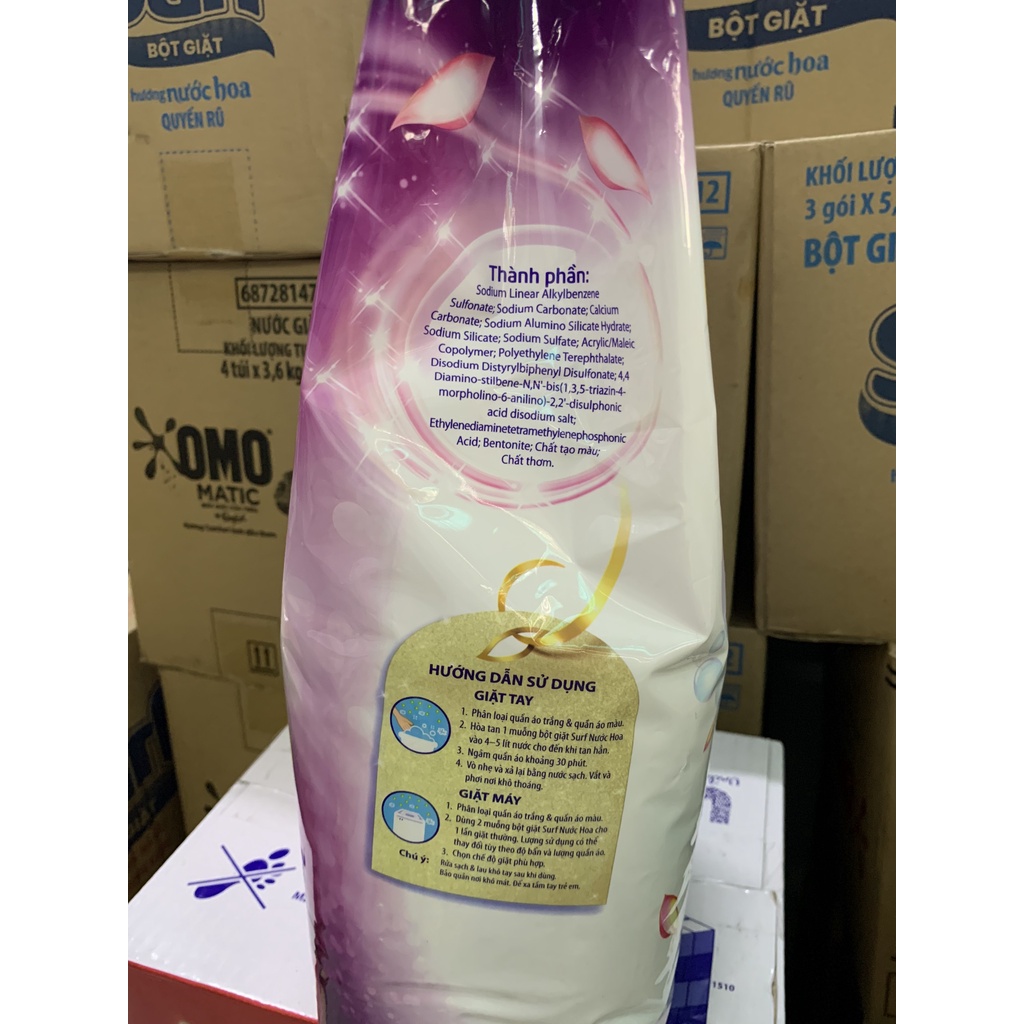 Bột giặt SURF HƯƠNG NƯỚC HOA QUYẾN RŨ bich 5.3KG