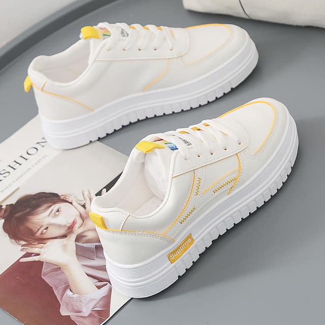 Giày Thể Thao Sneaker Chất Liệu Da Hàng Cao Cấp Loại 1