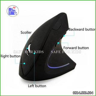Chuột Gaming Chuột Chơi Game Không Dây Dáng Đứng Chống Mỏi Cổ Tay