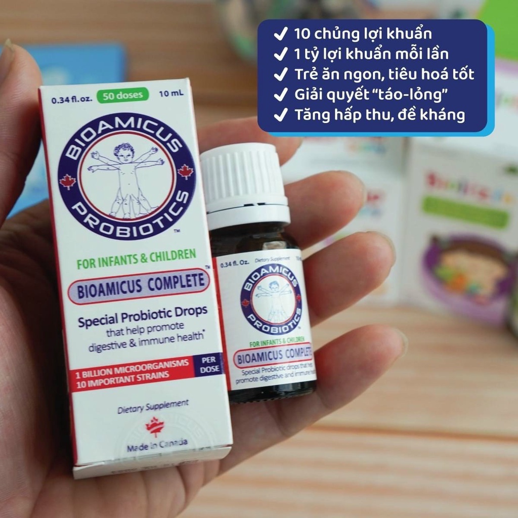 Men vi sinh 10 chủng BioAmicus Complete 10ml