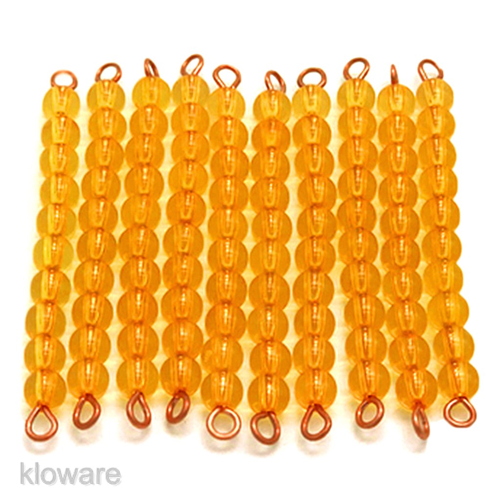 [Kloware] Bộ 10 Đồ Chơi Đếm Từ 1-100 Hạt Dùng Làm Quà Giáng Sinh