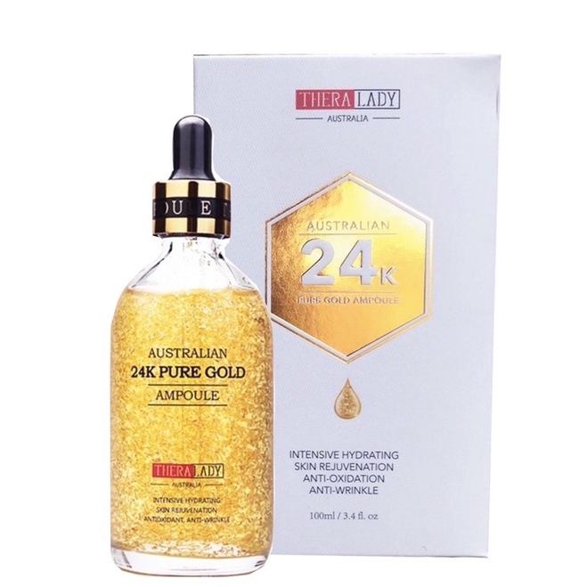 Serum Tinh chất Vàng 24k Thera Lady pure Gold Ampoule australian