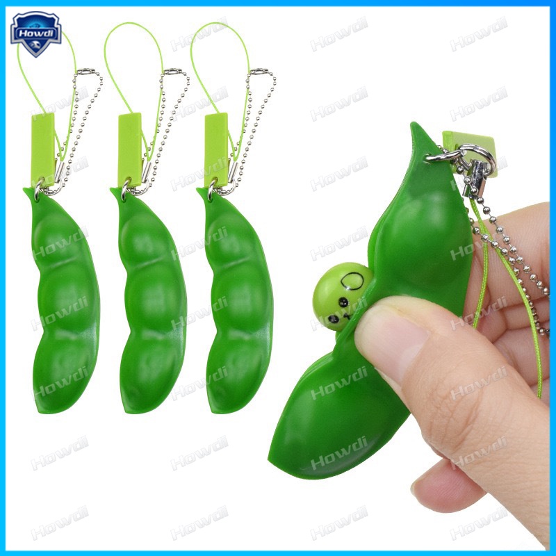 Móc Khóa Hình Hạt Đậu Phộng Dễ Thương Giúp Giảm Căng Thẳng