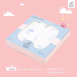 Sét 5 khăn sữa sợi tre lụa La Pomme (30x30)