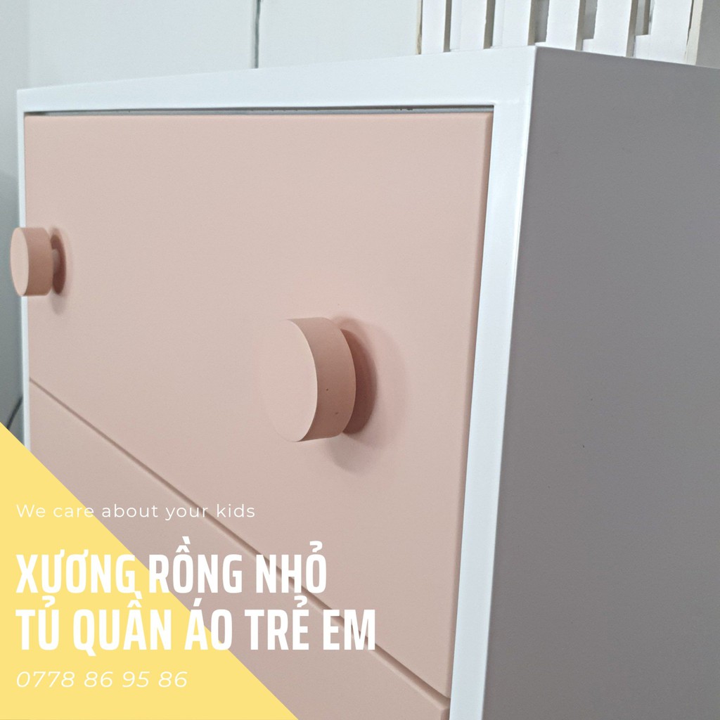 Tủ ngăn kéo cho bé - Tủ gỗ trẻ em - Xương Rồng Nhỏ