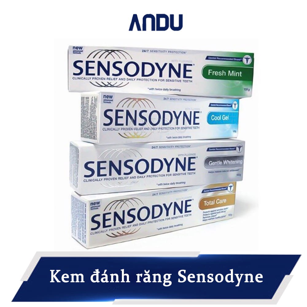 Kem Đánh Răng Sensodyne Giúp Trắng Răng Hương Thơm Mát Giảm Ê Buốt