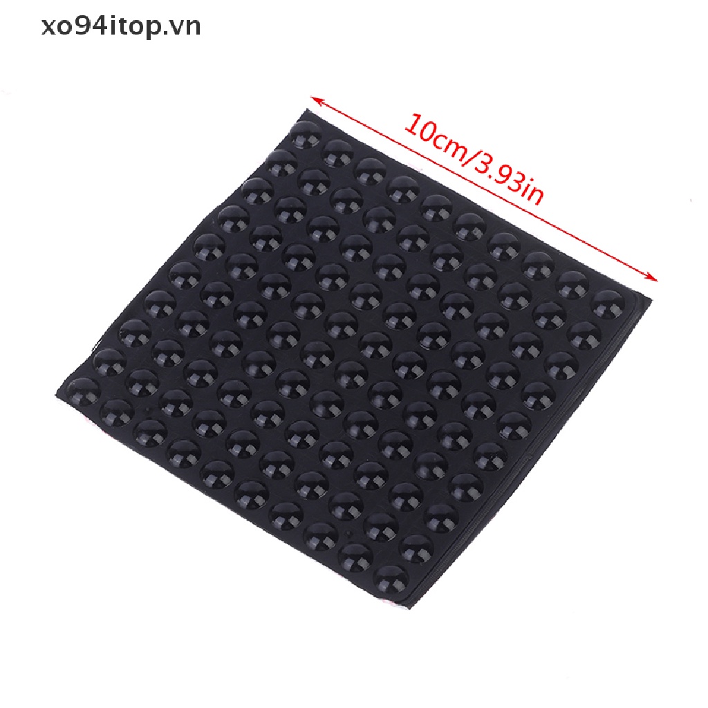 Set 100 Miếng Đệm Cao Su Dán Chân Cửa / Tường Chống Va Chạm