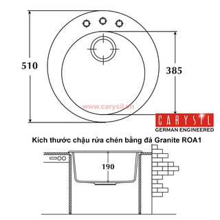 Chậu Rửa Bát Cariny ROA1