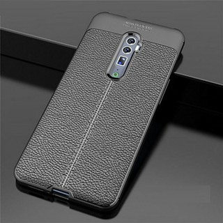 Ốp lưng dẻo chk Oppo Reno2/Reno 2F giả da vân Auto focus siêu bền.