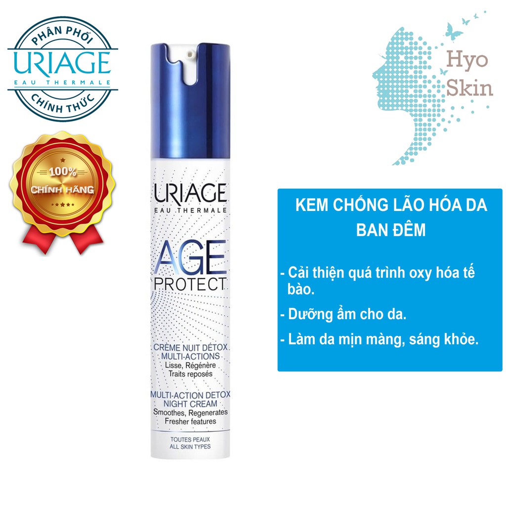 [CHÍNH HÃNG] Kem Chống Lão Hoá Da Ban Đêm, Loại Bỏ Các Độc Tố Và Giúp Hồi Sinh Làn Da AGE PROTECT CR NUIT DETOX MUL-ACT