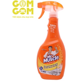 Nước lau bếp mr muscle hương chanh chai 500ml