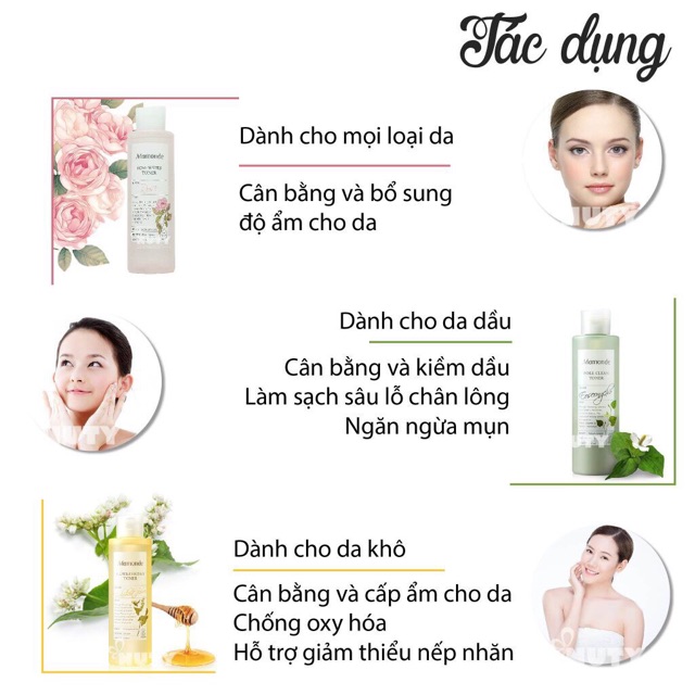 Nước Hoa Hồng MAMONDE Water Toner