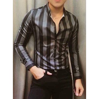 Sơ mi nam lụa kẻ sọc cao cấp k nhăn, k xù