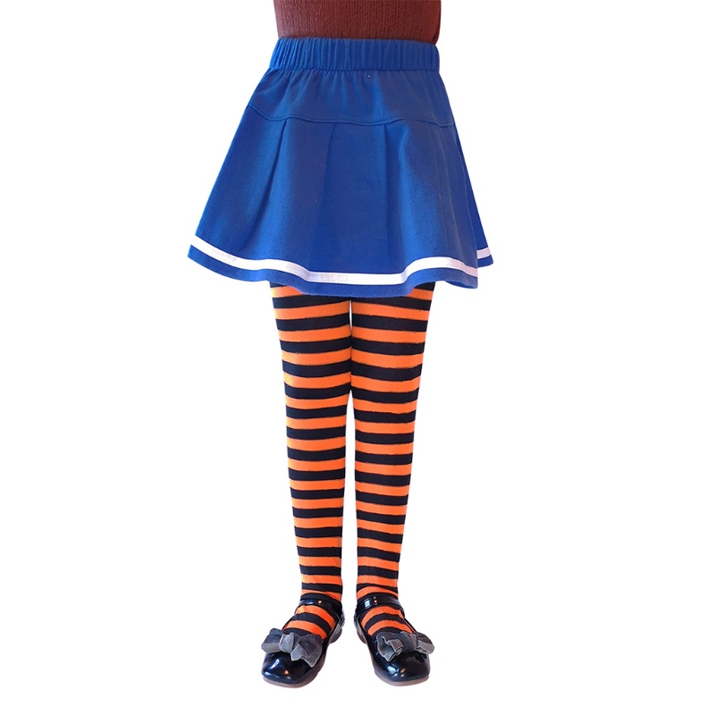Quần Tất Sọc Ngang Hóa Trang Halloween Cho Bé