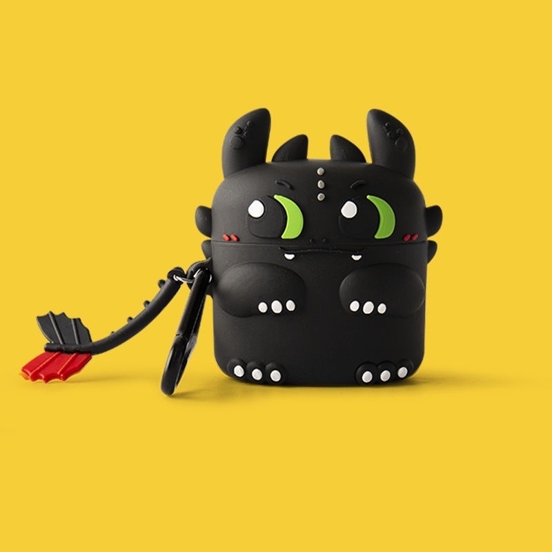 Vỏ Bọc Hộp Sạc Tai Nghe Mềm Hình Khủng Long Hoạt Hình Dễ Thương Cho Redmi Buds 3