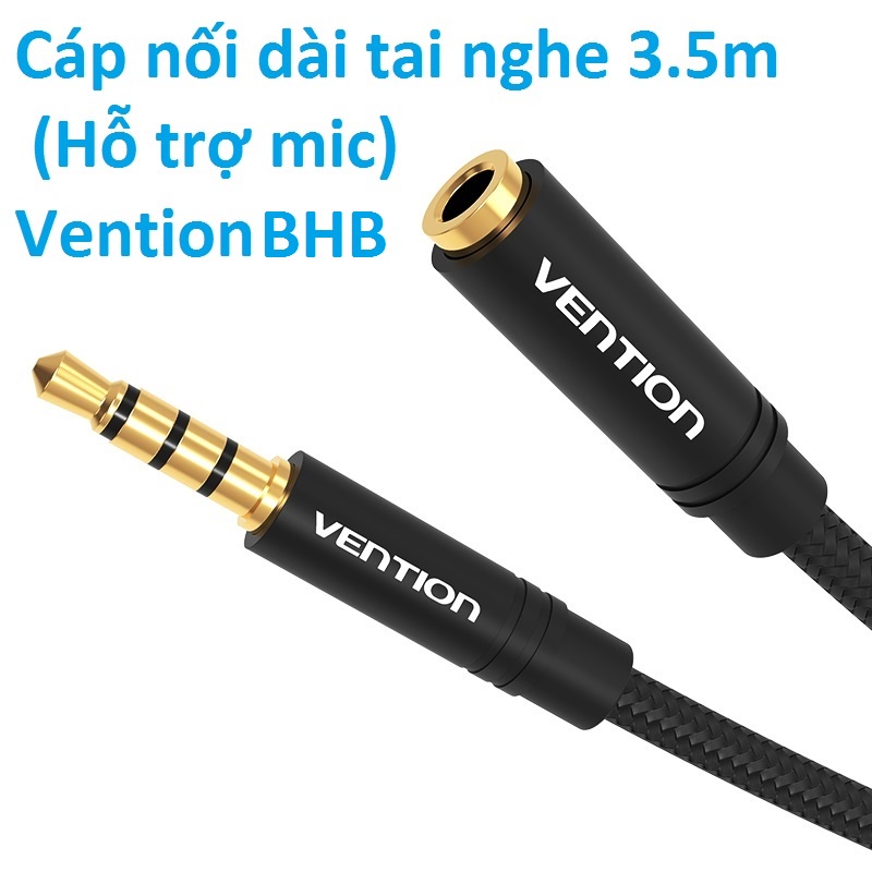 Cáp nối dài tai nghe 3.5mm Vention BHB