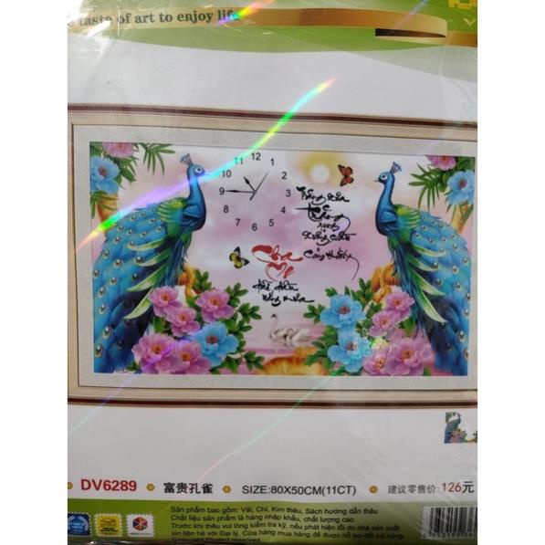 Tranh thêu Chữ thập Cha mẹ   Dream valley mẫu mới  DV6289(80x50 cm) chưa thêu | BigBuy360 - bigbuy360.vn