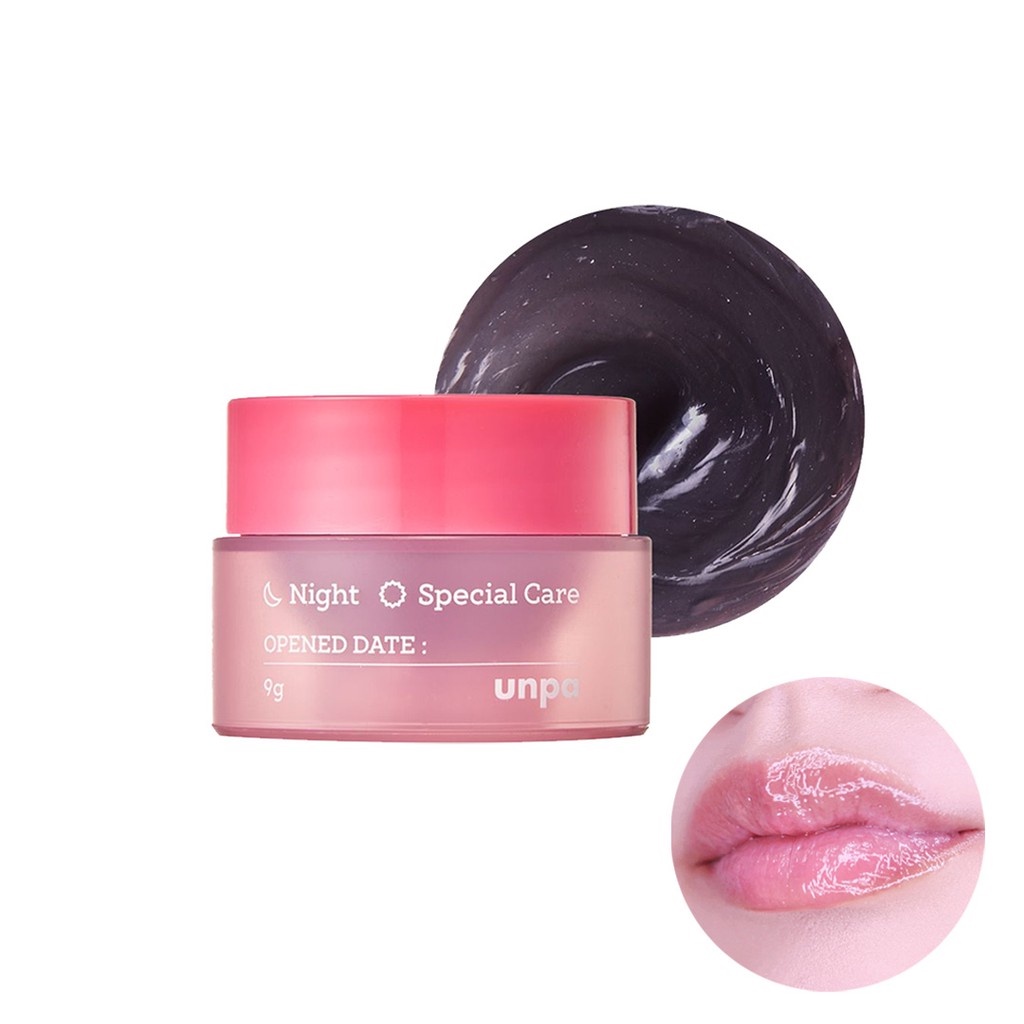 Mặt Nạ Ngủ Môi Dưỡng Ẩm Chống Lão Hóa Unpa Bubi Bubi Lip Mask 9g