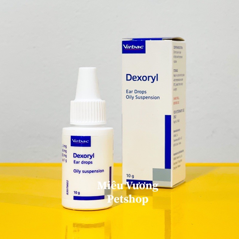 100% CHÍNH HÃNG Nhỏ tai Dexoryl viêm tai do vi khuẩn, nấm, rận ve