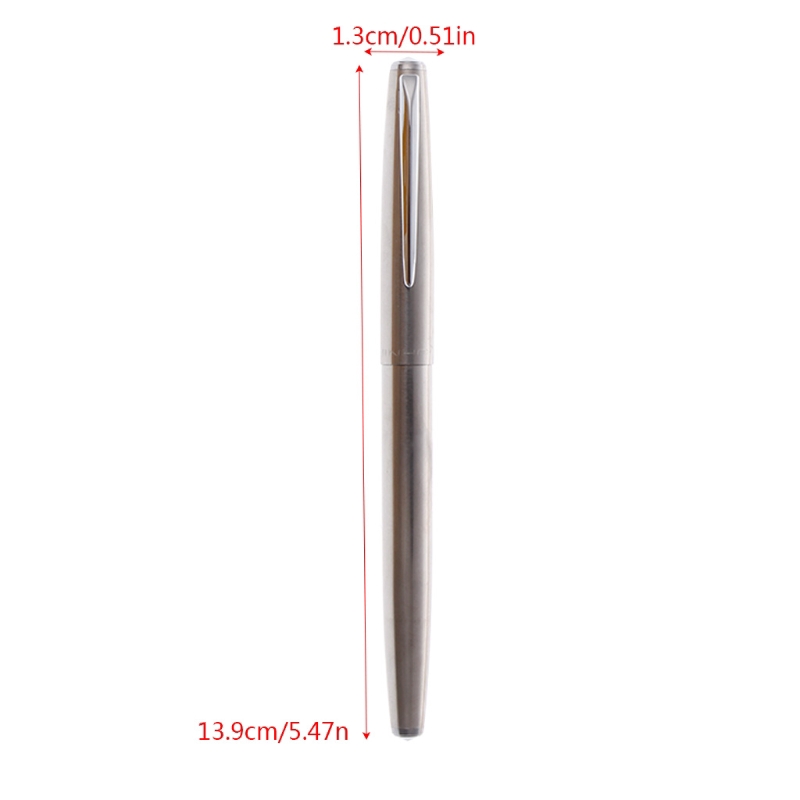 Bút viết nạp mực máy bạc ngòi 0.38mm