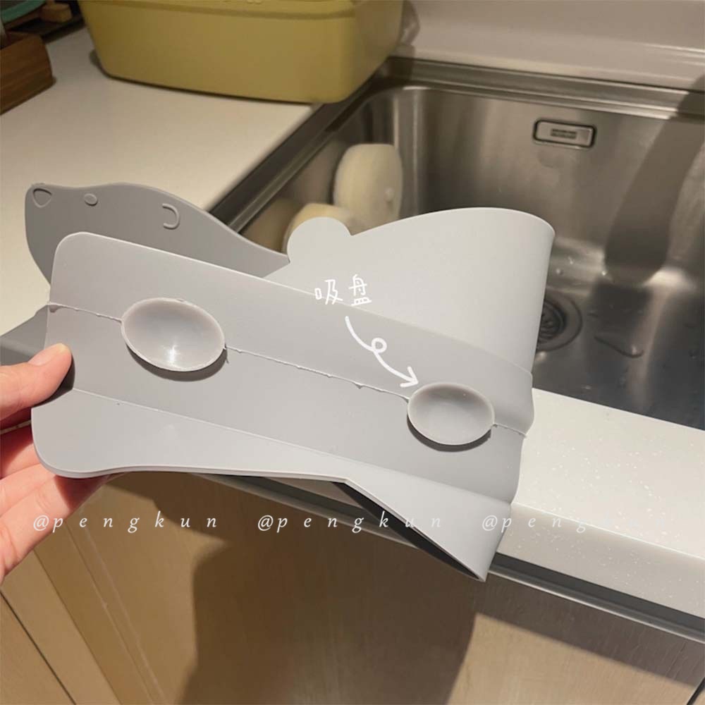 Tấm chắn nước bồn rửa chén - bát gắn bồn rửa chén tiện dụng -Tấm chắn bếp - Thanh chắn nước silicone mẫu mới siêu xinh