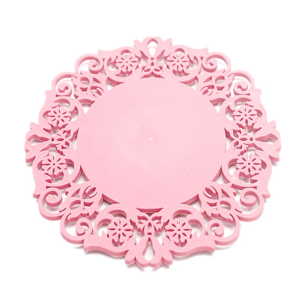 Set 1 / 2 Đế Lót Ly Trà Bằng Silicone Chịu Nhiệt Chống Trượt