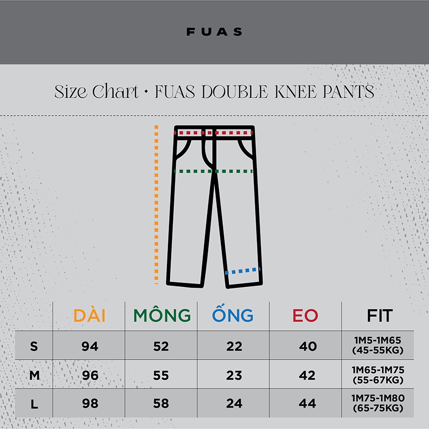 Quần dài FUAS Double Knee Pants