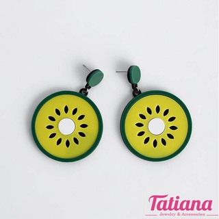 Bông tai cartoon tropical kiwi - Tatiana - b2903