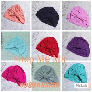 Combo 3 chiếc turban mũ nơ 