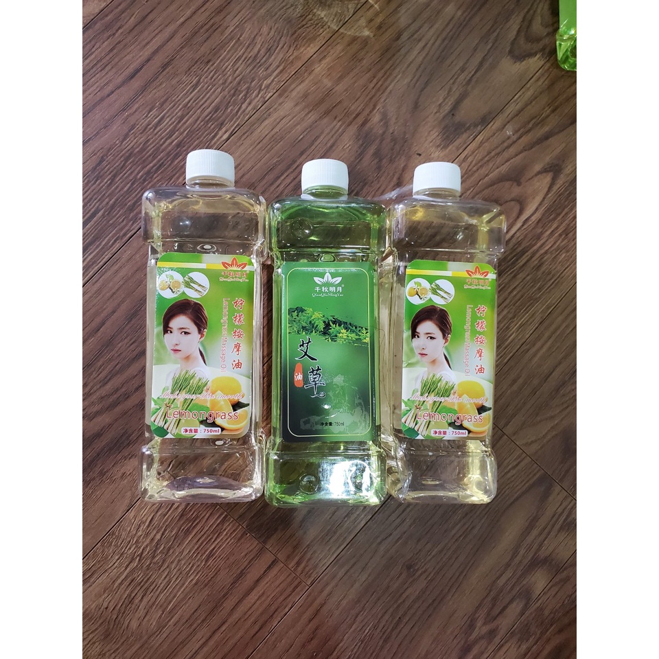 Tinh dầu massage body nhiều mùi hương, chai to 750ml