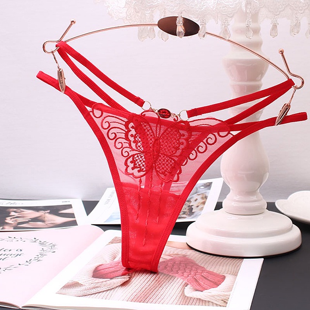 [FREESHIP❤️] Quần Lót Nữ Phối Ren Xuyên Thấu Đính Hạt NT Quyến Rũ Chất Liệu Mềm Mại Freesize Dưới 60kg