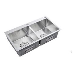 CHẬU RỬA BÁT Korea SUS 304 ( Tặng Rổ rửa inox + Phụ kiện đầy đủ ) Hàng dày dặn, chắc chắn