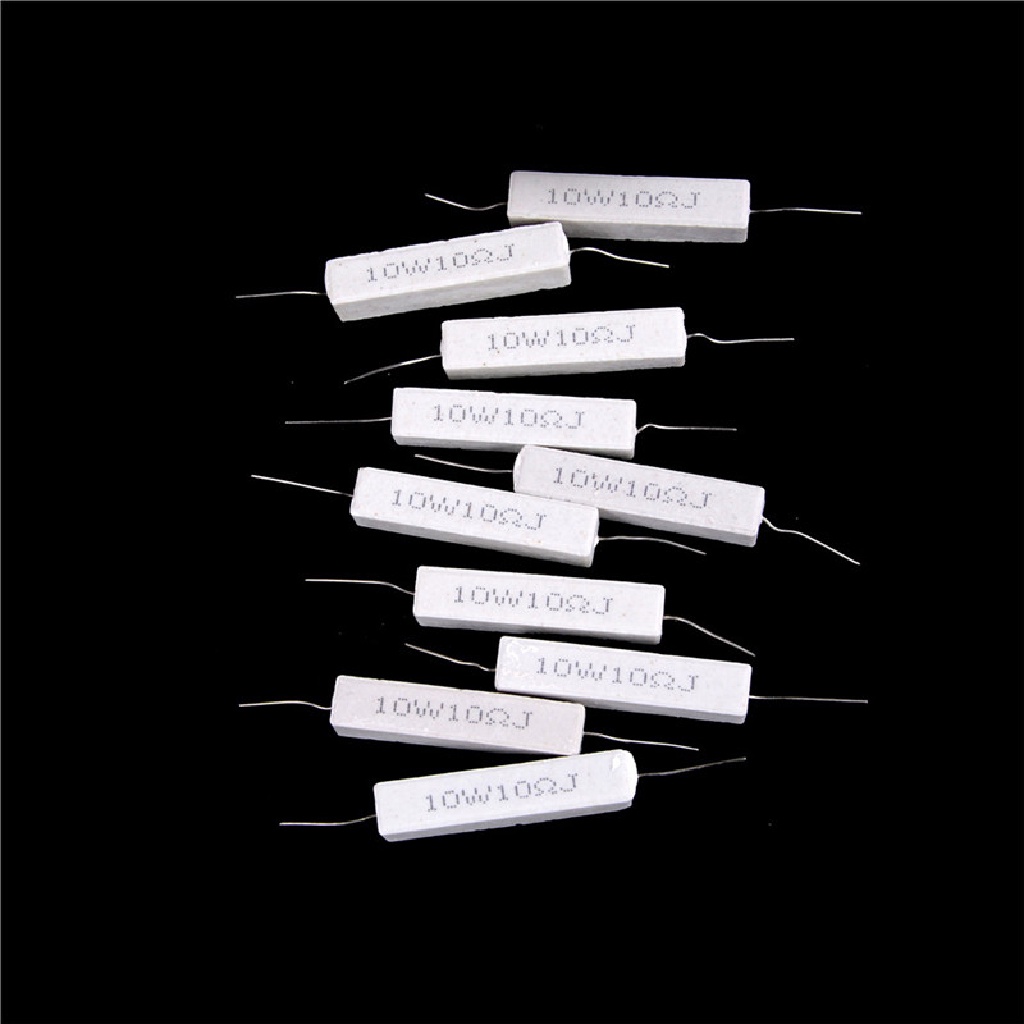 Bộ 10 10W 10 ohm 10R 5% Tự Làm Đặc Biệt