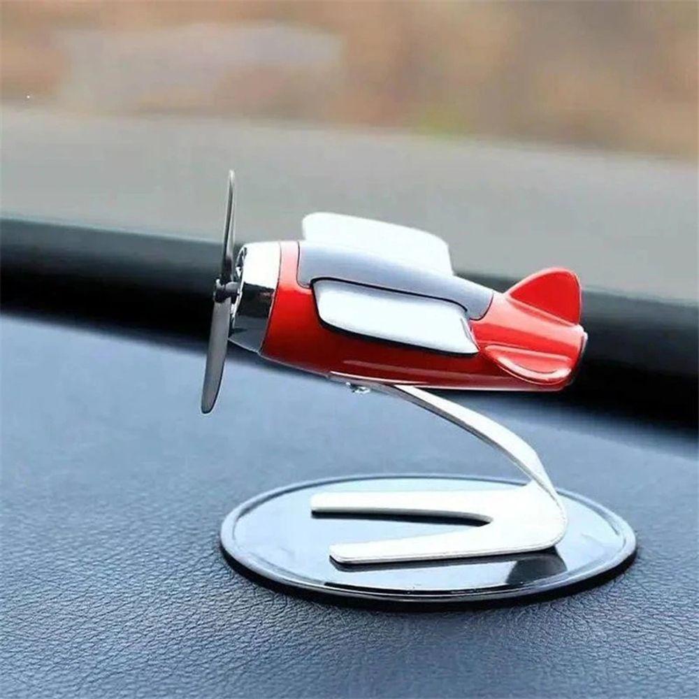 Dụng cụ khuếch tán tinh dầu thơm xe hơi MMULCK kiểu dáng máy bay năng lượng mặt trời trang trí bảng điều khiển sành điệu