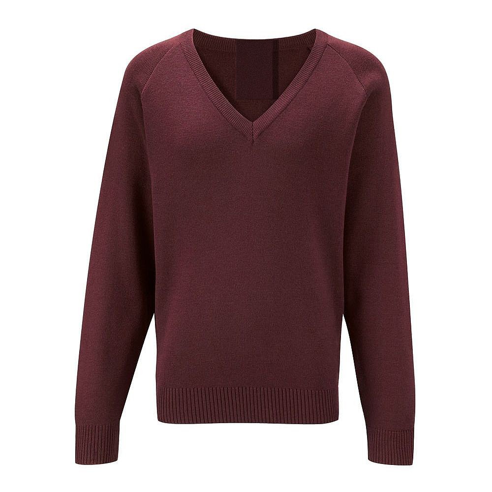 VNECK (MAROON) - Áo len nam thời trang cao cấp