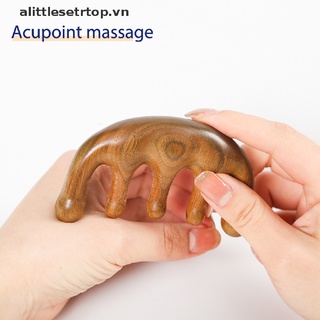 Lược Gỗ Đàn Hương Răng Thưa Mát Xa Châm Cứu