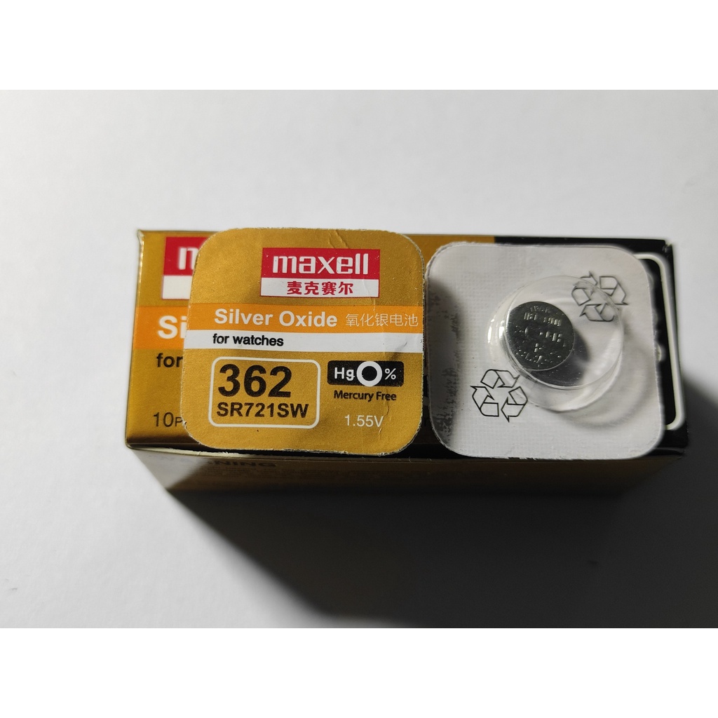 1 Viên Pin Đồng Hồ Maxell Nhật Bản SR721SW / 362 Loại Tốt
