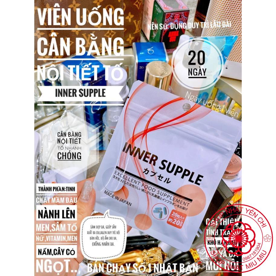 gói 20 viên uống noi tiết inner supple nhật bản