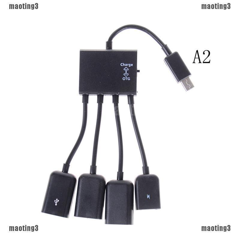 Dây Cáp Chuyển Đổi MT3 3 / 4 Micro USB OTG Cho Máy Tính Bảng Android