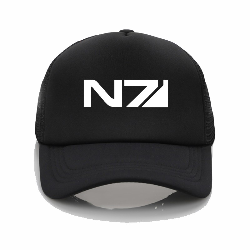 Mũ Mass Effect N7 Nam Hệ Thống Liên Minh Quốc Huy Quân Sự Trò Chơi Mũ Bóng Chày
