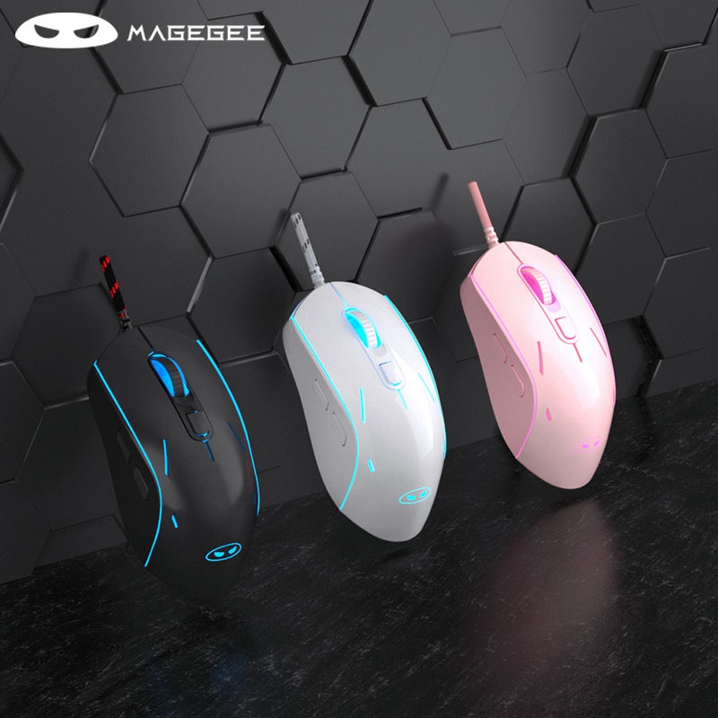 Chuột Chơi Game Magegee Có Dây Và Đèn LED 7 Màu Chất Lượng Cao