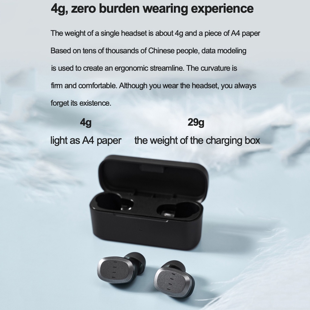 Tai nghe không dây Fiil T1 Lite Tws bluetooth 5.2 không thấm nước Ipx7 kèm mic