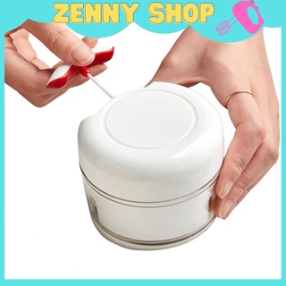 Dụng cụ xay tỏi ớt máy xay cầm tay mini food chopper tiện lợi zennyshop - Z36