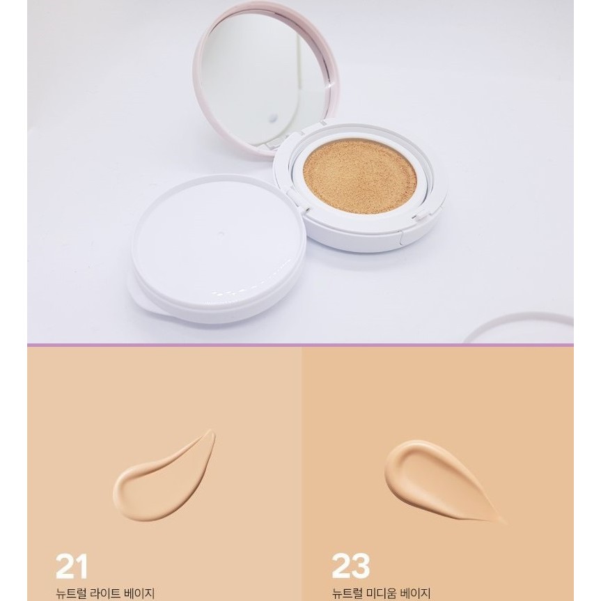 Phấn Nước Che Phủ Hoàn Hảo Kiềm Dầu Missha Magic Cushion Cover Lasting / Moist Up SPF50+/PA+++ 15g