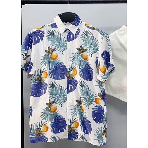 Áo sơ mi Hawaii đi biển mùa hè