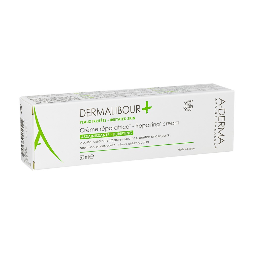 A-DERMA Kem Dưỡng Ẩm Aderma Dermalibour+ Repairing Cream làm dịu phục hồi da kích ứng