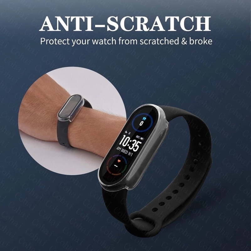 Ốp Bảo Vệ Màn Hình 3D Cho Xiaomi Mi Band 6 5 4 3 / Xiaomi Miband 6 5