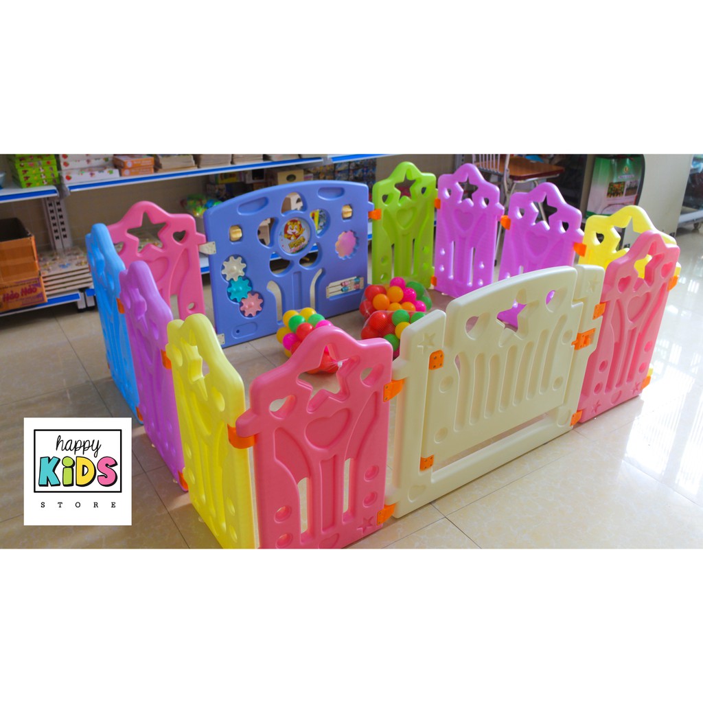 Thanh cũi quây nhựa Happykids loại đặc biệt mỗi thanh có 2 miếng hút chân không