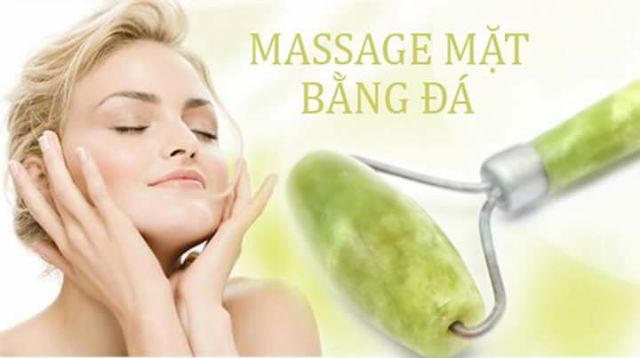 Cây massage mặt bằng đá thạch anh