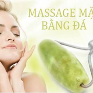 Cây massage mặt bằng đá thạch anh